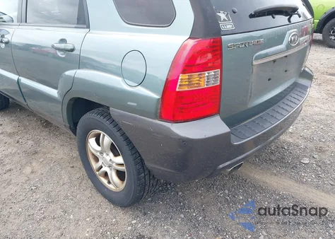 2007 Kia Sportage Ex V6 from USA, damaged, VIN KNDJE723777344688